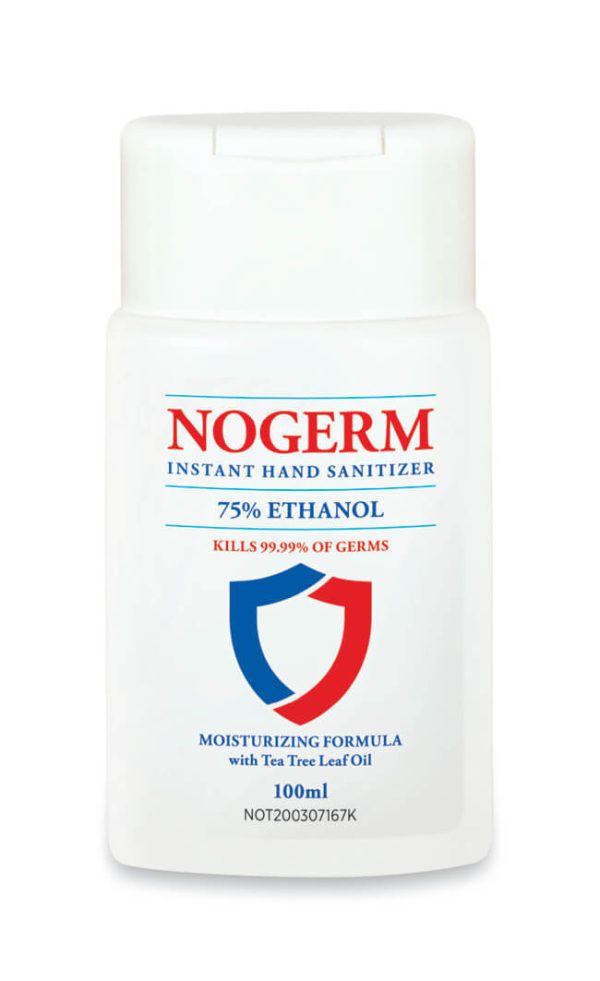 Nogerm Best Instant Hand Sanitizer 75% Ethanol with Tea Tree Leaf Oil Supplier in Malaysia