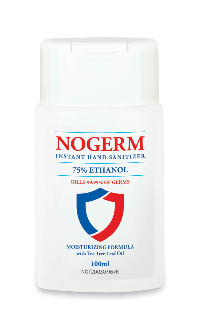 Nogerm Best Instant Hand Sanitizer 75% Ethanol with Tea Tree Leaf Oil Supplier in Malaysia