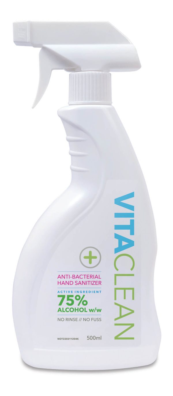 Vitaclean Best Anti Bacterial Hand Sanitizer With 75% Alcohol Supplied by Canaan Alpha in Malaysia